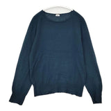 eleven 2nd e2W-1004 カシミア カシミヤ セーター ニット ブルーグリーン レディース イレブンセカンド【中古】5-1102T∞