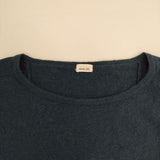 eleven 2nd e2W-1004 カシミア カシミヤ セーター ニット ブルーグリーン レディース イレブンセカンド【中古】5-1102T∞