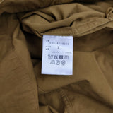 MHL. WASHED COTTON POPLIN Ochre 定価35200円 サイズ2 プルオーバーシャツワンピース 24SS ブラウン レディース エムエイチエル【中古】5-0902M♪