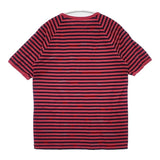 Charpentier de Vaisseau ボーダー コットン 日本製 サイズ1 半袖Ｔシャツ カットソー レッド　ネイビー レディース シャルパンティエドゥヴェッソ【中古】6-0410S△