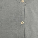 JOHN SMEDLEY イギリス製 メリノウール ニット カーディガン ブルー レディース ジョンスメドレー【中古】5-1102T∞