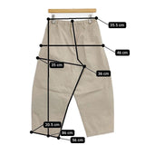 apuntob コットン イージー パンツ ベージュ レディース アプントビー【中古】5-1207G∞