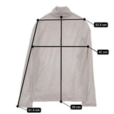 a. タートルカットソー13 定価14520円 IOCS-13A20 ウール 長袖Ｔシャツ カットソー ロンＴ グレー レディース エードット【中古】5-1102T∞