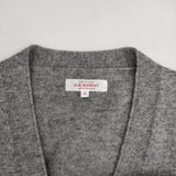 HOLLYWOOD RANCH MARKET 新品 ウールカシミヤ ニットカーディガン 定価19800円 カーディガン グレー メンズ ハリウッドランチマーケット【中古】5-1027T∞