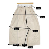 ゴーシュ 美品 コットンオックス ワイドキュロットパンツ 定価26400円 G224-P039 パンツ 2022 キナリ ベージュ レディース ゴーシュ【中古】6-0228G∞