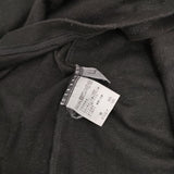 ゴーシュ G214-T048 スーピマカシミアフライス ハイネックカットソー 定価12100円 コットンカシミヤ カットソー ブラック レディース ゴーシュ【中古】5-1102T∞