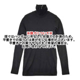 ゴーシュ G214-T048 スーピマカシミアフライス ハイネックカットソー 定価12100円 コットンカシミヤ カットソー ブラック レディース ゴーシュ【中古】5-1102T∞