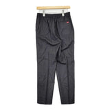 TIME AFTER TIME ウール ストライプ センタープレススラックス イージー パンツ チャコールグレー レディース タイムアフタータイム【中古】5-1102T∞