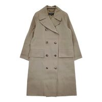 MARGARET HOWELL PROOFED COTTON イギリス製ゴム引きコート 578-8212002 トレンチコート カーキ レディース マーガレットハウエル【中古】5-1014T♪