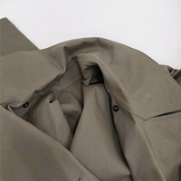 MARGARET HOWELL PROOFED COTTON イギリス製ゴム引きコート 578-8212002 トレンチコート カーキ レディース マーガレットハウエル【中古】5-1014T♪