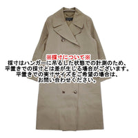 MARGARET HOWELL PROOFED COTTON イギリス製ゴム引きコート 578-8212002 トレンチコート カーキ レディース マーガレットハウエル【中古】5-1014T♪