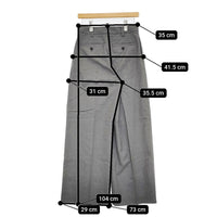 MARGARET HOWELL/FOX BROTHERS SUMMER WOOL パンツ 25SS グレー レディース マーガレットハウエル/フォックスブラザーズ【中古】5-0908M♪