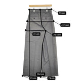 MARGARET HOWELL/FOX BROTHERS SUMMER WOOL パンツ 25SS グレー レディース マーガレットハウエル/フォックスブラザーズ【中古】5-0908M♪