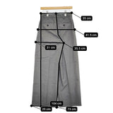 MARGARET HOWELL/FOX BROTHERS SUMMER WOOL パンツ 25SS グレー レディース マーガレットハウエル/フォックスブラザーズ【中古】5-0908M♪