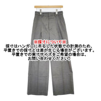 MARGARET HOWELL/FOX BROTHERS SUMMER WOOL パンツ 25SS グレー レディース マーガレットハウエル/フォックスブラザーズ【中古】5-0908M♪