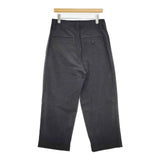 MARGARET HOWELL YARN DYE COTTON PLAINWEAVE TROUSERS 定価46200円 579-3240007 パンツ 23AW ネイビー メンズ マーガレットハウエル【中古】5-1204G∞