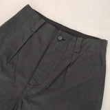 MARGARET HOWELL YARN DYE COTTON PLAINWEAVE TROUSERS 定価46200円 579-3240007 パンツ 23AW ネイビー メンズ マーガレットハウエル【中古】5-1204G∞