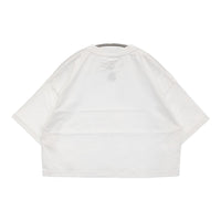 HYKE CROPPED SHORT-SLV TEE(6.5OZ) ショート丈 251-12378 定価18700円 半袖Tシャツ カットソー 25SS ホワイト レディース ハイク【中古】5-0908S♪