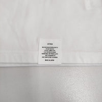 HYKE CROPPED SHORT-SLV TEE(6.5OZ) ショート丈 251-12378 定価18700円 半袖Tシャツ カットソー 25SS ホワイト レディース ハイク【中古】5-0908S♪