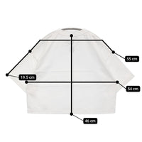 HYKE CROPPED SHORT-SLV TEE(6.5OZ) ショート丈 251-12378 定価18700円 半袖Tシャツ カットソー 25SS ホワイト レディース ハイク【中古】5-0908S♪