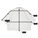 HYKE CROPPED SHORT-SLV TEE(6.5OZ) ショート丈 251-12378 定価18700円 半袖Tシャツ カットソー 25SS ホワイト レディース ハイク【中古】5-0908S♪