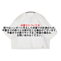 HYKE CROPPED SHORT-SLV TEE(6.5OZ) ショート丈 251-12378 定価18700円 半袖Tシャツ カットソー 25SS ホワイト レディース ハイク【中古】5-0908S♪