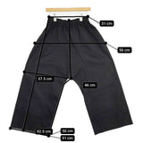 TRAVAIL MANUEL コンパクトチノシャムパンツ TM5003-232 コットン イージー パンツ ブラック レディース トラバイユマニュアル【中古】5-1207G∞