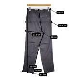 MARECHAL TERRE ハンドウォッシャブル タック ギャザー パンツ ZMT234PT333 パンツ グレー レディース マルシャルテル【中古】5-1207G∞