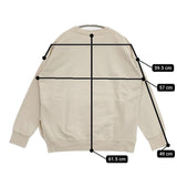 Hands of creation USA18/裏毛サイドスリットスウェット 1010807 製品染め スウェット ベージュ レディース ハンズオブクリエイション【中古】5-1207M∞