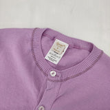 gicipi イタリア製 コットン カーディガン パープル レディース ジチピ【中古】5-1207M∞