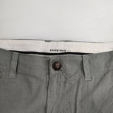 Ebonyivory コットンリネン サイズF 日本製 ショートパンツ ハーフパンツ ショーツ グレー レディース エボニーアイボリー【中古】6-0410S△