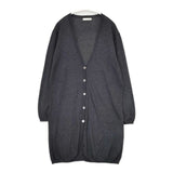 nest Robe コットンカシミヤ ロング カーディガン チャコールグレー レディース ネストローブ【中古】5-1102T∞