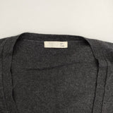 nest Robe コットンカシミヤ ロング カーディガン チャコールグレー レディース ネストローブ【中古】5-1102T∞