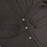 nest Robe コットンカシミヤ ロング カーディガン チャコールグレー レディース ネストローブ【中古】5-1102T∞