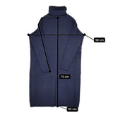 maison de SOIL ウール混 タートルネック イタリア製 ワンピース ネイビー レディース メゾンドソイル【中古】5-1102T∞