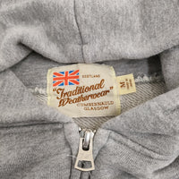 Traditional Weatherwear SWEAT PARKA Ｍ スウェット ジップアップ パーカー グレー レディース トラディショナルウェザーウェア【中古】5-1014M♪