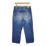 caqu 26003 赤耳 サイズ1 コットン ジーンズ 加工 デニムパンツ ライトブルー レディース サキュウ【中古】5-1207G∞