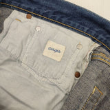 caqu 26006 リラックスペンシルデニム サイズ2 赤耳 コットン ジーンズ デニムパンツ ブルー レディース サキュウ【中古】5-1207G∞