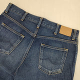 caqu 26006 リラックスペンシルデニム サイズ2 赤耳 コットン ジーンズ デニムパンツ ブルー レディース サキュウ【中古】5-1207G∞