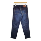 DEEP BLUE 73966 ストレッチデニム アンクル丈 テーパードパンツ ジーンズ デニムパンツ ネイビー レディース ディープブルー【中古】5-1207G∞