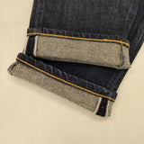 DEEP BLUE 73966 ストレッチデニム アンクル丈 テーパードパンツ ジーンズ デニムパンツ ネイビー レディース ディープブルー【中古】5-1207G∞