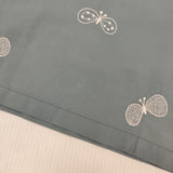 mina perhonen ws1913 chouho コットン 刺繍 サイズ36 ブラウス シャツ ブルー レディース ミナペルホネン【中古】5-1217M∞