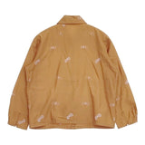 mina perhonen Ms1302 chouho コットン 刺繍 サイズ36 ブラウス シャツ オレンジ レディース ミナペルホネン【中古】5-1217M∞