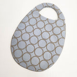 mina perhonen tambourine va9035 刺繍 エッグバッグ トートバッグ ライトブルー レディース ミナペルホネン【中古】5-1122G∞