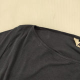 AURALEE A00T05HF SUPER HIGH GAUGE SHEER RIB BOAT L/S 定価13200円 長袖Ｔシャツ カットソー ロンＴ ネイビー レディース オーラリー【中古】5-1207M∞