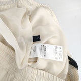 YLEVE レーヨンヴィンテージトラックパンツ 定価34100円 168-5140031 イージー パンツ アイボリー レディース イレーヴ【中古】6-0305M∞