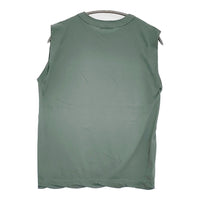 ATON 新品 FRESCA SINGLE JERSEY タンクトップ 定価13200円 ノースリーブ カットソー 25SS グリーン レディース エイトン【中古】5-0908S♪