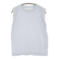 ATON 新品 FRESCA SINGLE JERSEY タンクトップ 定価13200円 ノースリーブ カットソー 25SS ライトブルー レディース エイトン【中古】5-0908S♪