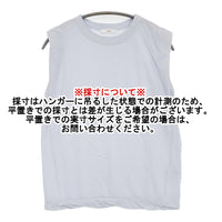 ATON 新品 FRESCA SINGLE JERSEY タンクトップ 定価13200円 ノースリーブ カットソー 25SS ライトブルー レディース エイトン【中古】5-0908S♪