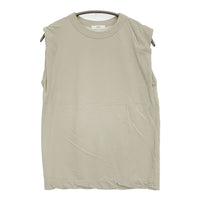 ATON 新品 FRESCA SINGLE JERSEY タンクトップ 定価13200円 ノースリーブ カットソー 25SS ベージュ レディース エイトン【中古】5-0908S♪